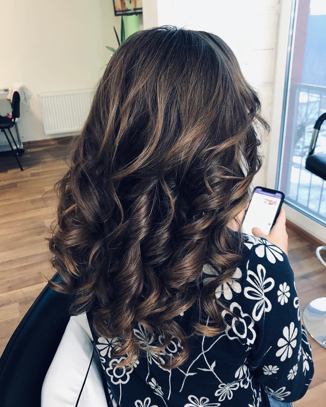 Student work - curls ? #hairstyletraining #curls #hairwaves #hairstyleskyiv