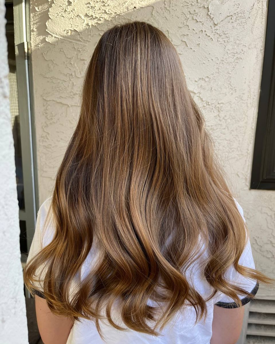Testing new iron Bioionic 1,25” (32mm). Soft natural waves and adjustable temperature? @influenster #complimentary @bioionic #BioIonic #BioIonichair #YourCurlYourWay #hairstyle #hairstylesandiego #sandiegohairstylist